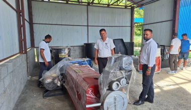 फोहरमैला प्रशोधन केन्द्रमा उपकरण जडान