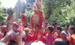 गौरा पर्वको आज तेस्रो दिन, गौरादेवीलाई घरघरमा भित्र्याइँदै