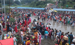 भाद्रकृष्ण औँसी : पितृप्रति श्रद्धा प्रकट गर्न बिहानैदेखि गोकर्णेश्वरमा हजारौँ भक्तजन