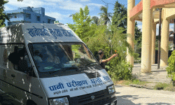 पर्साका हैजा प्रभावित क्षेत्रमा खानेपानी परीक्षण टोली परिचालन