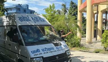 पर्साका हैजा प्रभावित क्षेत्रमा खानेपानी परीक्षण टोली परिचालन