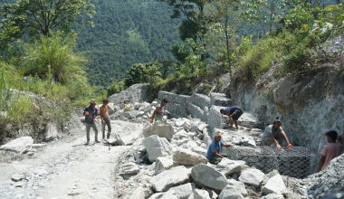 पाँच जलविद्युत् आयोजनाको संयुक्त सहयोगमा रघुगङ्गाका सडक स्तरोन्नति