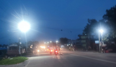 सौर्यबत्तीले झिलीमिली भीमदत्तनगर