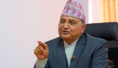 एमाले वरिष्ठ उपाध्यक्ष पोखरेललाई कार्यवाहक अध्यक्ष