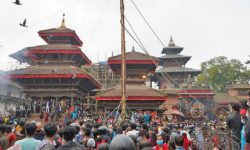 इन्द्रजात्राको लिङ्गो नगर प्रवेश