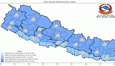 देशका पश्चिमी भेगमा मनसुन सक्रिय