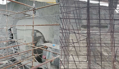 पाँचपोखरी थाङ्पालमा ८४ फिट अग्लो बुद्धको प्रतिमा