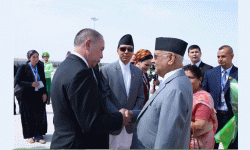 प्रधानमन्त्री ओली तुर्कमेनिस्तानमा