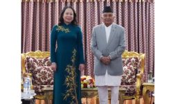 राष्ट्रपति पौडेल र भियतनामकी उपराष्ट्रपतिबिच भेटवार्ता