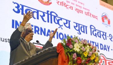 ‘मुलुकको भाग्य र भविष्य कोर्दै समृद्ध नेपाल बनाउने अभिभारा युवाहरूको काँधमा छ’