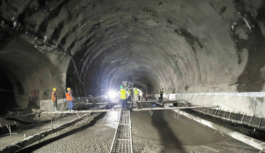 सिद्धबाबा सुरुङमार्गको भौतिक प्रगति करिब ६० प्रतिशत