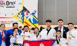 अन्तरराष्ट्रिय तेक्वान्दोमा वैभवीद्वारा नेपाललाई स्वर्णपदक