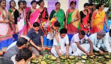 थारू समुदायले आज अटवारी पर्व मनाउँदै