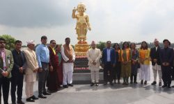 लुम्बिनी भ्रमणमा भारतीय प्रधानन्यायाधीश गवई