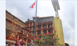 झन्डोत्तोलन गर्दै मनाइयो नेपाल रेडक्रस स्थापना दिवस
