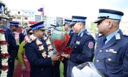 प्रहरी महानिरीक्षक थापाको बिदाइ