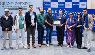 कजारियाले गर्याे काठमाडौंको जोरपाटीमा नयाँ शोरूमको उद्धघाटन