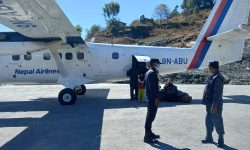 चार महिनापछि रारा विमानस्थलमा उडान