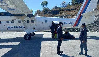 चार महिनापछि रारा विमानस्थलमा उडान