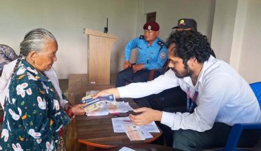 सामाजिक सुरक्षाभत्ता वितरण शिविरबाट ५८२ लाभान्वित