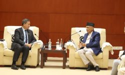 प्रधानमन्त्री ओली र कम्बोडियाका प्रधानमन्त्री महानेटबीच भेटवार्ता