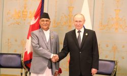 प्रधानमन्त्री ओली र राष्ट्रपति पुटिनबीच भेटवार्ता