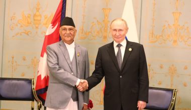 प्रधानमन्त्री ओली र राष्ट्रपति पुटिनबीच भेटवार्ता