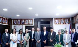 अर्थमन्त्री पौडेल र विश्व बैंक क्षेत्रीय उपाध्यक्ष जुटबीच शिष्टाचार भेट