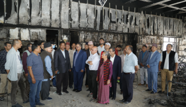 एमाले नेताहरूले गरे कांग्रेस पार्टी कार्यालय अवलोकन