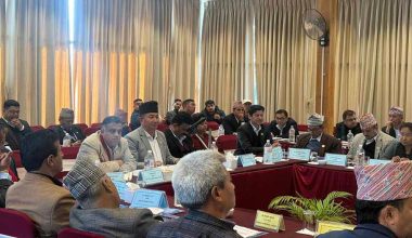 प्रदेश समन्वय परिषद् बैठकको माग गर्दै मुख्यमन्त्रीलाई ज्ञापन