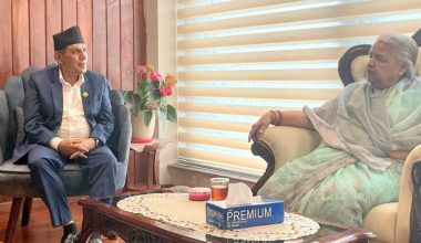 प्रधानमन्त्री कार्की र राष्ट्रियसभा अध्यक्ष दाहालबीच भेट, केके भयाे कुराकानी ?