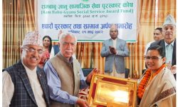 ‘रामबाबु-ज्ञानु सामाजिक सेवा पुरस्कार’ भक्तपुरको मानव कल्याण समाजलाई