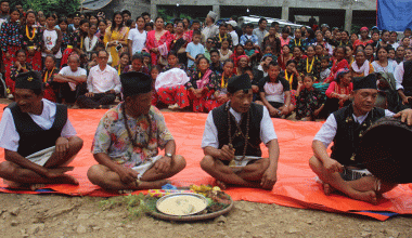चेपाङ समुदायले मनाए सामूहिक रुपमा ‘न्वाङ्गी’