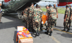 जेनजी प्रदर्शनमा मृत्यु भएका छजनाको शव सेनाको सहयोगमा सम्बन्धित जिल्लामा पुर्‍याइयो