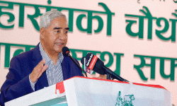 महाधिवेशन नेतृत्व चयन, नीति र उद्देश्य निर्धारण गर्ने थलो हो : सभापति देउवा