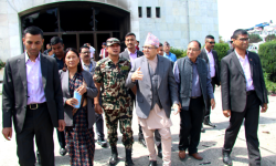 सभामुख र उपसभामुखद्वारा संसद् भवन निरीक्षण