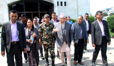 सभामुख र उपसभामुखद्वारा संसद् भवन निरीक्षण