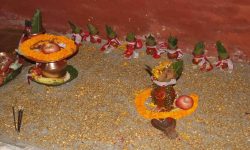 आश्विन शुक्ल प्रतिपदाः हनुमानढोकाको दसैँ घरमा वैदिक विधिपूर्वक घटस्थापना