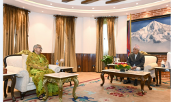 राष्ट्रपति पौडेल र प्रधानमन्त्री कार्कीबीच भेटवार्ता, समसामयिक राजनीति विषयमा छलफल