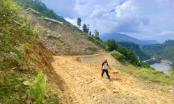बागलुङ-कुश्मिसेरा सडक तीन महिनापछि सञ्चालन