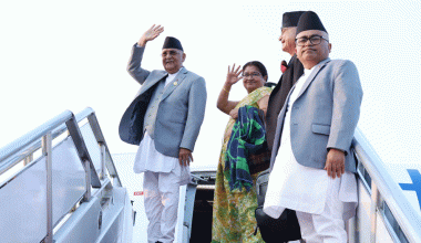 प्रधानमन्त्री ओली स्वदेश फिर्ता