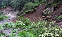 पहिराले सालझण्डी–ढोरपाटन सडक अवरुद्ध हुँदा पर्यटक अलपत्र