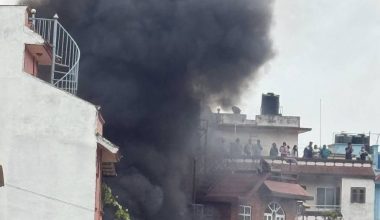 बोराटारमा राष्ट्रपति पौडेलको निजी निवास आगजनी