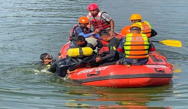 सशस्त्र प्रहरीद्वारा काभ्रेमा विपद् प्रतिकार्य स्वयंसेवक तालिम