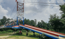 मोहना नदीमा बन्यो झोलुङ्गे पुल