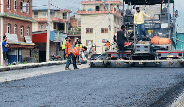 धुलिखेल–सूर्यविनायक खण्डअन्तर्गत जनागालबाट कालोपत्र सुरू