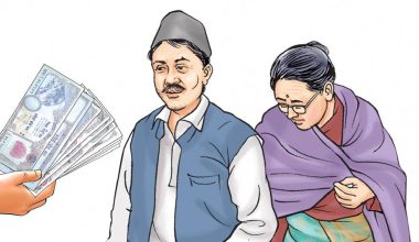 दसैँलाई लक्षित गरी टोलमा पुगेर भत्ता वितरण