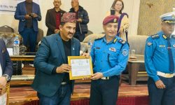 सञ्चारकर्मी बगाले सम्मानित