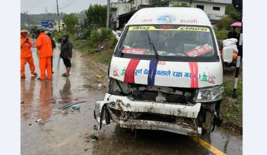 तनहुँमा माइक्रो दुर्घटनामा १४ जना घाइते