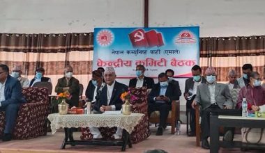 एमाले बैठक : राजनीतिक प्रतिवेदन सुझावसहित पारित